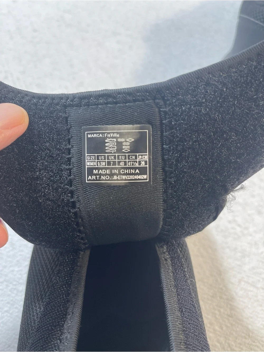 FitVille Easy Top Wings V2 Black Slip-On Diabetic Men's Shoes Size 9.5 SKU#0290